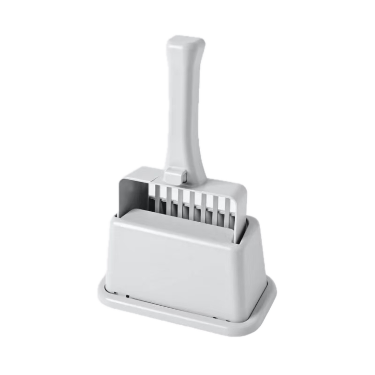 Cat Litter Scoop with Holder, Self-Standing Plastic Litter Scoop Set